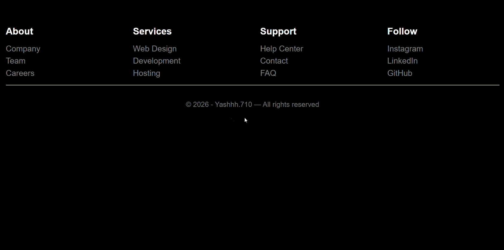 16 Responsive Footer